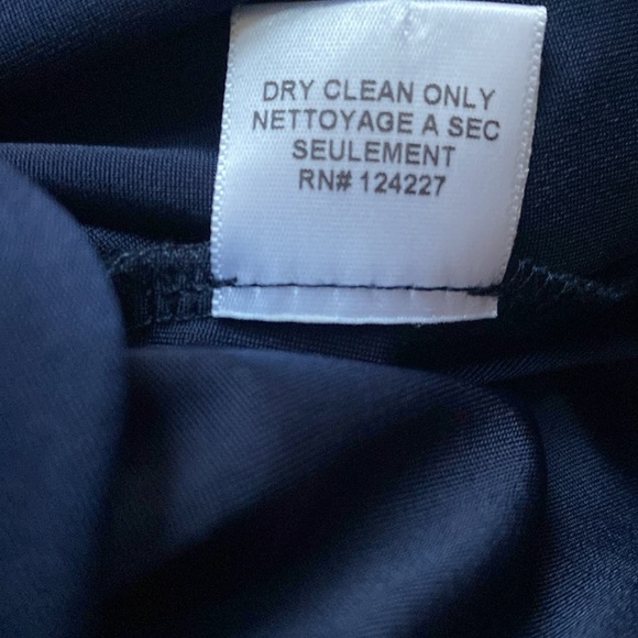 Misa Los Angeles Domino Tie Front Mini Dress Midnight Blue Navy - Picture 10 of 10